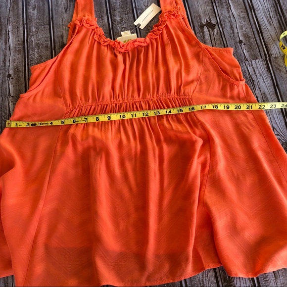 Anthropologie  Maeve Coral top size L - Picture 7 of 8